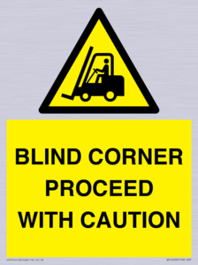 WV12433: BLIND CORNER PROCEED WITH CAUTION