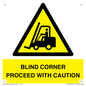 WV12433: BLIND CORNER PROCEED WITH CAUTION