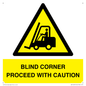 WV12433: BLIND CORNER PROCEED WITH CAUTION