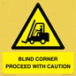 WV12433: BLIND CORNER PROCEED WITH CAUTION