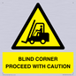 WV12433: BLIND CORNER PROCEED WITH CAUTION