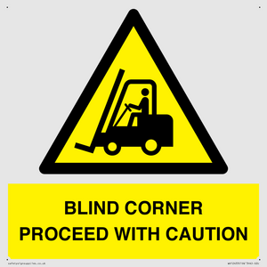 WV12433: BLIND CORNER PROCEED WITH CAUTION
