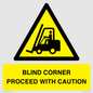 WV12433: BLIND CORNER PROCEED WITH CAUTION