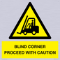 WV12433: BLIND CORNER PROCEED WITH CAUTION