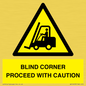 WV12433: BLIND CORNER PROCEED WITH CAUTION