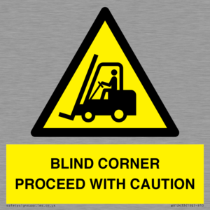 WV12433: BLIND CORNER PROCEED WITH CAUTION
