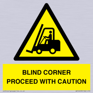 WV12433: BLIND CORNER PROCEED WITH CAUTION