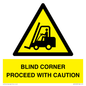 WV12433: BLIND CORNER PROCEED WITH CAUTION