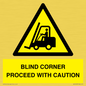 WV12433: BLIND CORNER PROCEED WITH CAUTION
