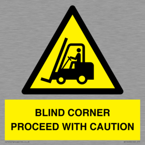 WV12433: BLIND CORNER PROCEED WITH CAUTION