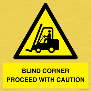 WV12433: BLIND CORNER PROCEED WITH CAUTION