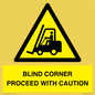 WV12433: BLIND CORNER PROCEED WITH CAUTION
