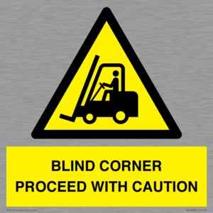 WV12433: BLIND CORNER PROCEED WITH CAUTION