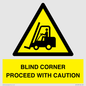 WV12433: BLIND CORNER PROCEED WITH CAUTION