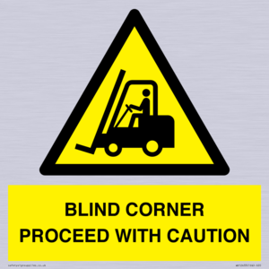 WV12433: BLIND CORNER PROCEED WITH CAUTION
