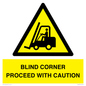 WV12433: BLIND CORNER PROCEED WITH CAUTION