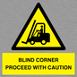 WV12433: BLIND CORNER PROCEED WITH CAUTION