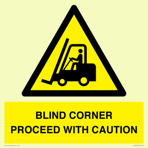 WV12433: BLIND CORNER PROCEED WITH CAUTION