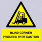 WV12433: BLIND CORNER PROCEED WITH CAUTION