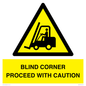 WV12433: BLIND CORNER PROCEED WITH CAUTION