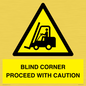 WV12433: BLIND CORNER PROCEED WITH CAUTION
