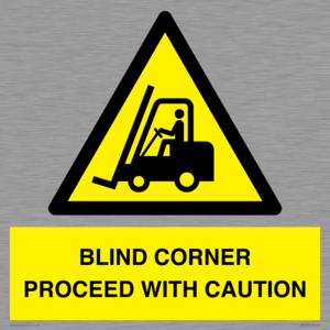 WV12433: BLIND CORNER PROCEED WITH CAUTION