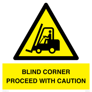 WV12433: BLIND CORNER PROCEED WITH CAUTION