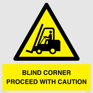 WV12433: BLIND CORNER PROCEED WITH CAUTION