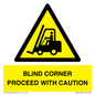 WV12433: BLIND CORNER PROCEED WITH CAUTION