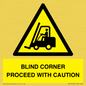 WV12433: BLIND CORNER PROCEED WITH CAUTION