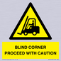 WV12433: BLIND CORNER PROCEED WITH CAUTION