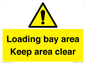 WV12435: Loading bay area Keep area clear
