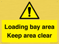 WV12435: Loading bay area Keep area clear
