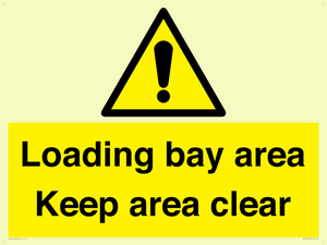 WV12435: Loading bay area Keep area clear
