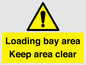 WV12435: Loading bay area Keep area clear