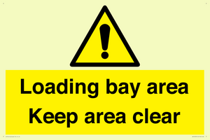WV12435: Loading bay area Keep area clear