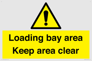 WV12435: Loading bay area Keep area clear