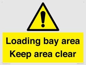 WV12435: Loading bay area Keep area clear