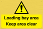 WV12435: Loading bay area Keep area clear