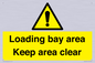 WV12435: Loading bay area Keep area clear