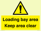WV12435: Loading bay area Keep area clear