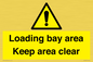 WV12435: Loading bay area Keep area clear