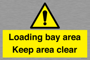 WV12435: Loading bay area Keep area clear
