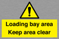 WV12435: Loading bay area Keep area clear