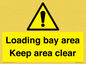 WV12435: Loading bay area Keep area clear