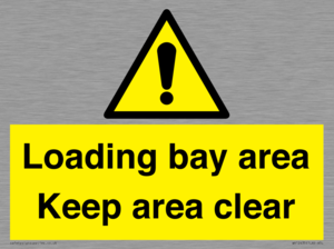 WV12435: Loading bay area Keep area clear