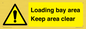WV12435: Loading bay area Keep area clear