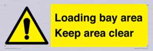 WV12435: Loading bay area Keep area clear