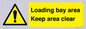 WV12435: Loading bay area Keep area clear