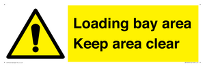 WV12435: Loading bay area Keep area clear